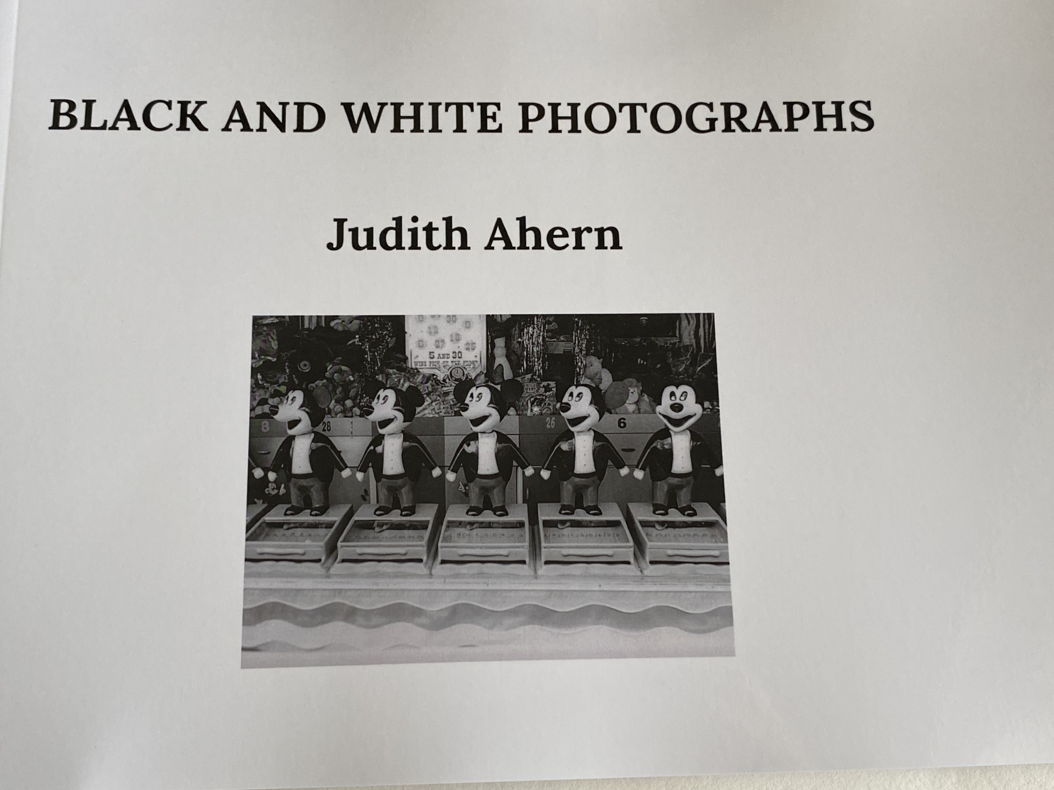 Black and White Photographs